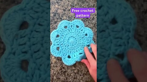 Free Crochet Trivet pattern #crochetpatterns #yarn #shorts #freecrochetpattern
