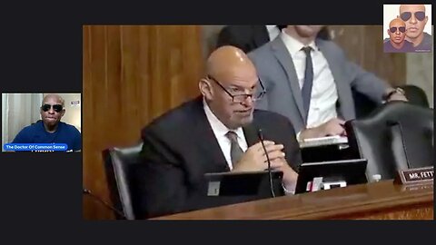 Doctor John Fetterman At Banking Committee Hearing With Former CEO of Silicon Valley Bank