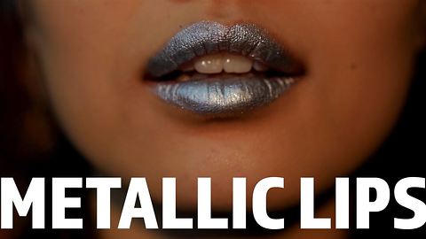 Own the Trend: Metallic Lips