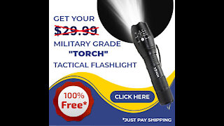 Want a FREE Tactical Flashlight? Link below.