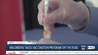Walgreens takes vaccination programs on the road