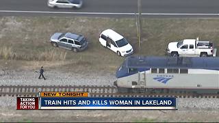 Deputies investigate after woman hit, killed by Amtrak train in Lakeland