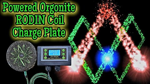 Pulsed Frequency Rodin Coil Charge Plate for PEMF- 3 Foot Radius