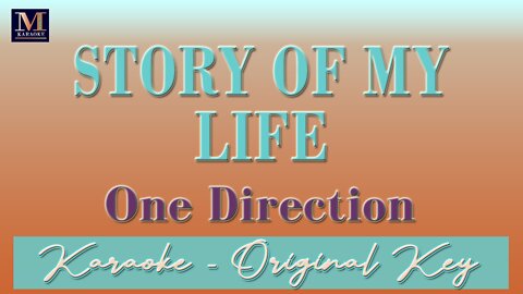 Story Of My Life - Karaoke (One Direction)
