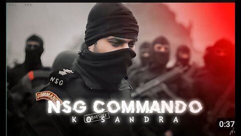 NSG commando atitude video black cat army