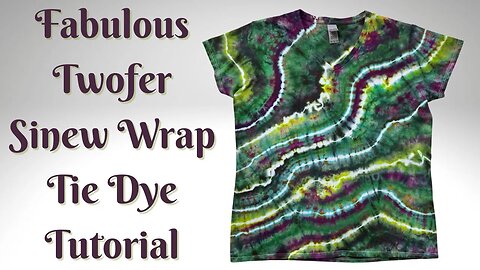 Tie-Dye Designs: Psychedelic Centered Scrunch Ice Dye 