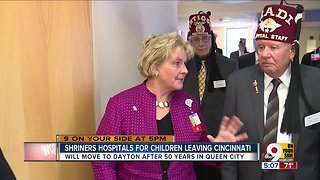 Shriners hospital leaving Cincinnati