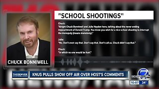 KNUS radio host Chuck Bonniwell off the air for wishing for 'a nice school shooting'