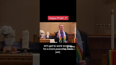 Woke Pastor Tells LGBT You Are Loved And Affirmed by God And Wishes Everyone A Happy Pride Month