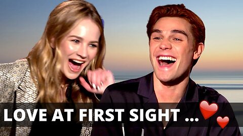 KJ Apa & Britt Robertson on LOVE at First Sight ...