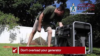 Generator Safety in a storm | Tracking the Tropics Quick Tip