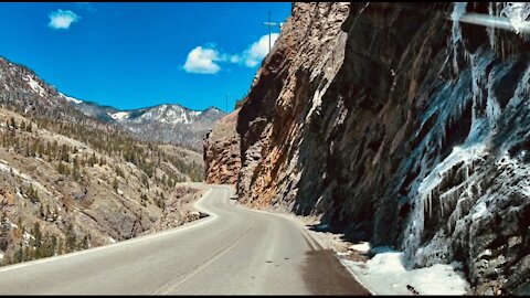 Driving on the Million Dollar High way to visit the Switzerland off the US