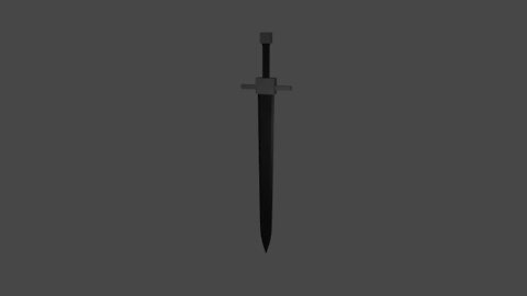 Making the Crossguard, hilt, and pommel of Dyrnwn - Blender Male Grindset