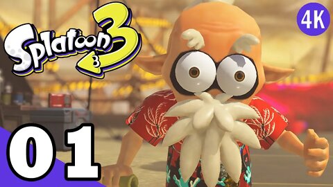 Splatoon 3 Hero Mode Story Playthrough Part 1 [NSW/4K] [Commentary By X99]