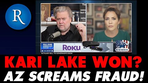 Rasmussen on War Room - Kari Lake Won in Arizona!? And Arizona Voters Claim Fraud
