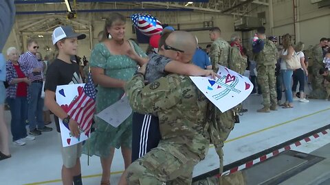Idaho National Guard members return home for Operation Spartan Shield