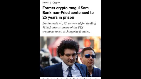 ⚠️Sam Bankman-Fried is facing up to 110 years in prison