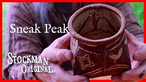sneak peak: Making a birch bark basket