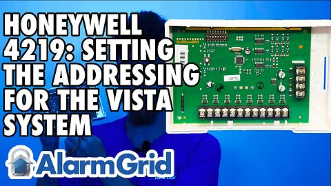 Honeywell 4219: Setting the Address for a VISTA System