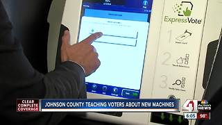 Johnson County teaching voters how to use new voting machines