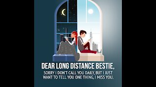 Dear long distance bestie [GMG Originals]