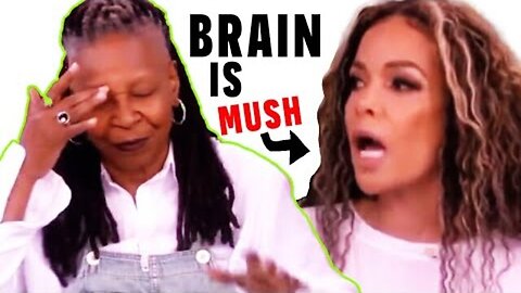 SUNNY HOSTIN EMBARRASSING HER FELLOW 'THE VIEW' HOSTS WHOOPI AND JOY BEHAR WITH SCIENCE!