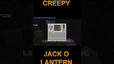 Minecraft: How To Make A Creepy Jack O Lantern Banner