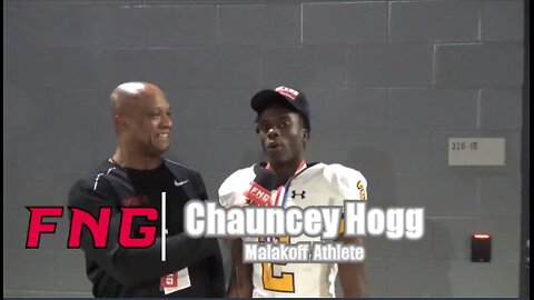 Malakoff QB Mike Jones & Ath Chauncey Hogg after 14-7 3a Div I State Championship Over Franklin