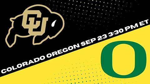 Colorado Buffaloes vs Oregon Ducks Prediction and Picks {Free College Football Pick 9-23-23}