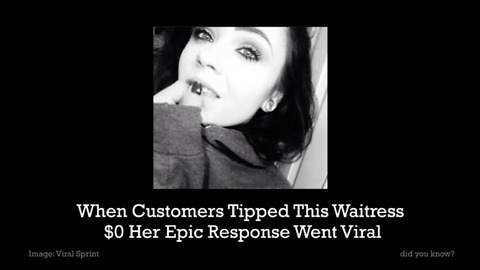 Customers Stiffed Her On A Big Check. Then This Waitress' Epic Post Went Viral.