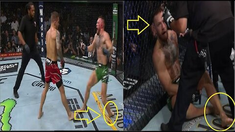 Breaking: MCGREGOR BROKE HIS ANKLE! | POIRIER defeats Conor McGregor in 1ST ROUND TKO! HIGHLIGHTS!