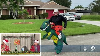 Neighbors make their own Thanksgiving parade