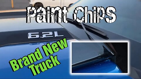Chipped Paint on BRAND NEW Silverado Trucks!