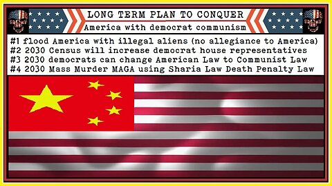 LONG TERM PLAN TO CONQUER America with democrat communism