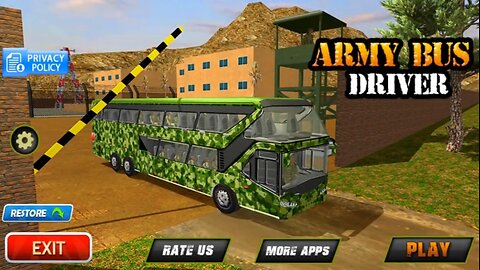 Army Bus Driving Sim - Military Coach Transporter Driver - Android GamePlay