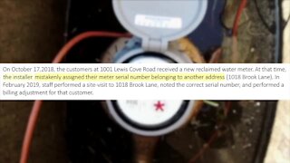 Delray Beach water meter mistakenly assigned to different address