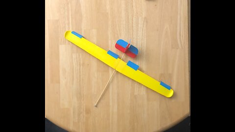 Simple Styrofoam & BBQ Skewer Glider Build