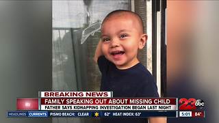 Father of missing two year old boy speaks out about disappearance