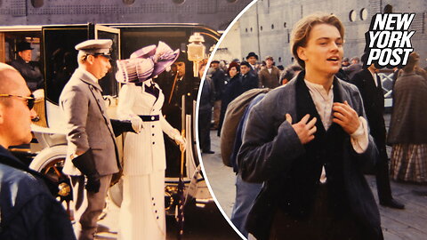 New 'Titanic' behind-the-scenes photos with young Leonardo DiCaprio and Kate Winslet revealed