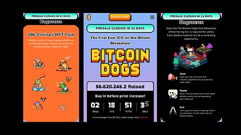 Bitcoin Dogs: The GameFi And NFT Project Making Waves #bitcoindogs #bitcoin