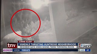 Vandals target Huntridge neighborhood