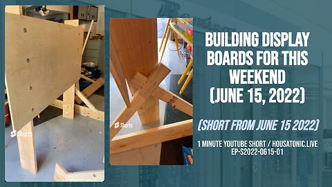 Building display boards for this weekend (June 15, 2022)