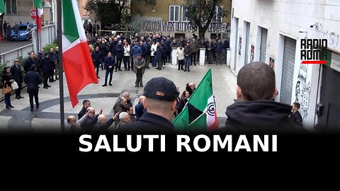 Centinaia di saluti romani per Acca Larentia