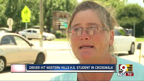 PD: Driver ran red light, hit Western Hills University High School student in crosswalk near school