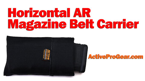 Horizontal AR-15/M4 Belt Magazine Carrier