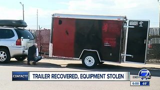 DSST Stapleton High School baseball team trailer recovered and returned