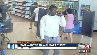 North Port Police search for Walmart thief