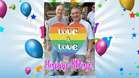 Happy Birthday Pete Ricketts from Your Partner Don Bacon - Love is Love