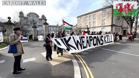 Cardiff University Students against the BAE Systems - 4