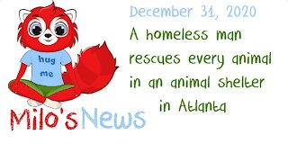 LNE.news - Milo's News - 12-31-2020 - Keith Walker, a Homeless Man, Saves Many Animals from a Fire